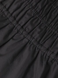 Delta Ruched Fit & Flare Minidress