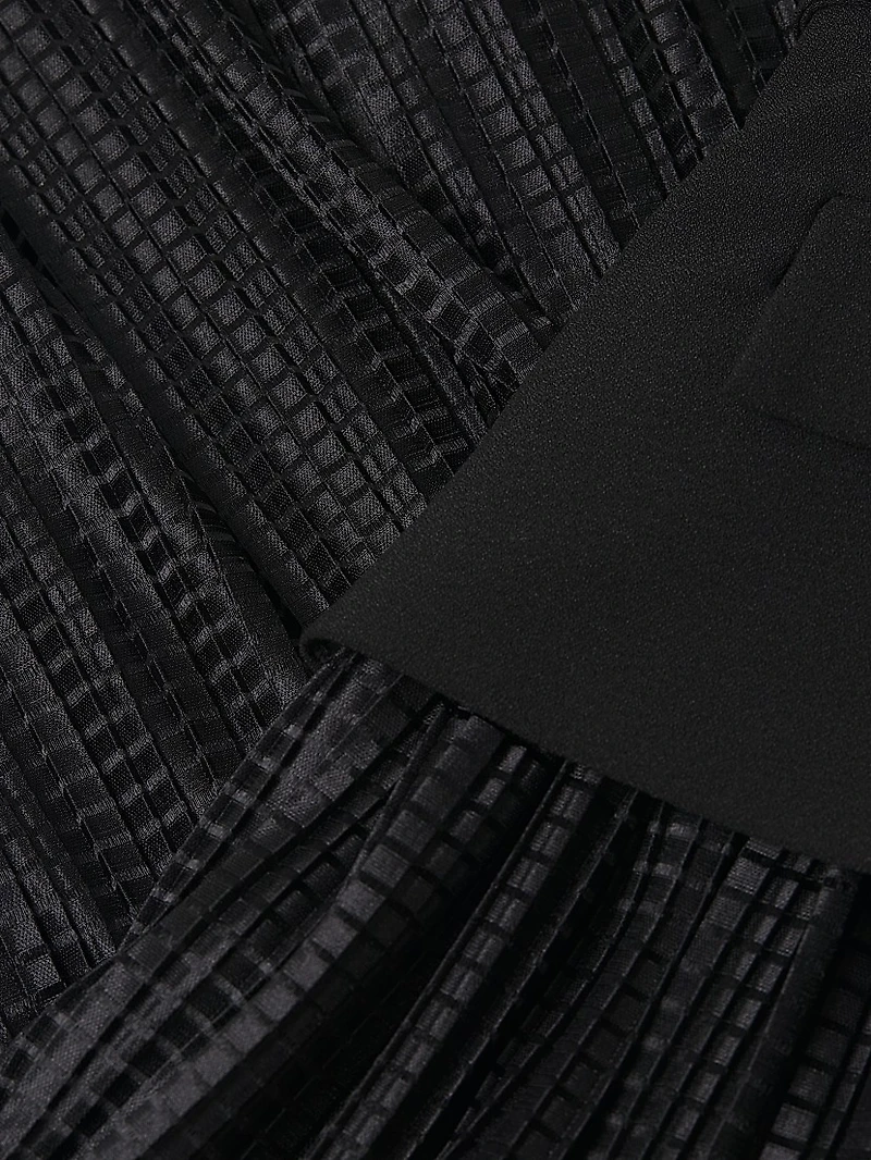 Noemia Stretch-Crepe Belted Midi-Dress