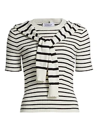 Twain Short-Sleeve Sweater