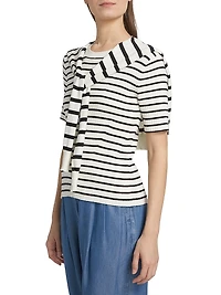 Twain Short-Sleeve Sweater