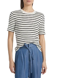 Twain Short-Sleeve Sweater