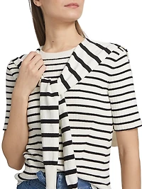 Twain Short-Sleeve Sweater