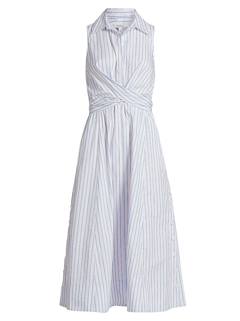 Shanaya Wrap Midi-Dress