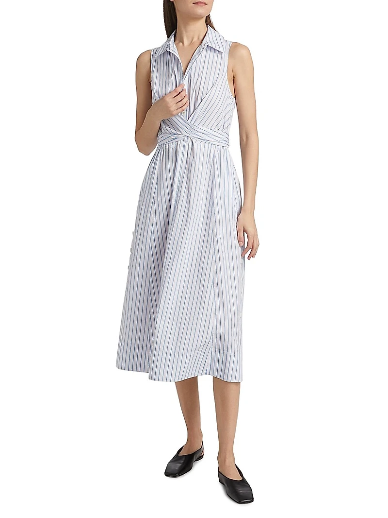 Shanaya Wrap Midi-Dress