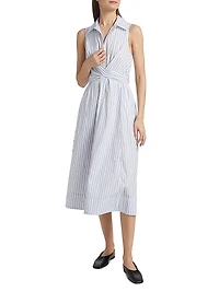 Shanaya Wrap Midi-Dress