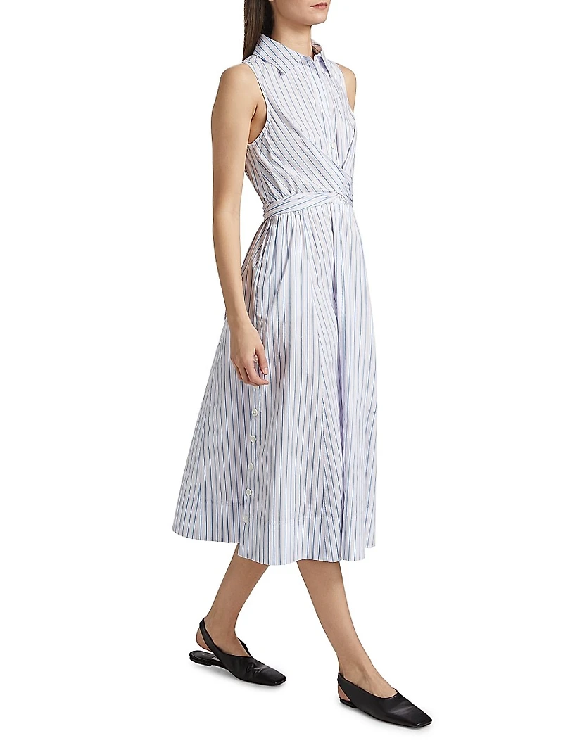 Shanaya Wrap Midi-Dress