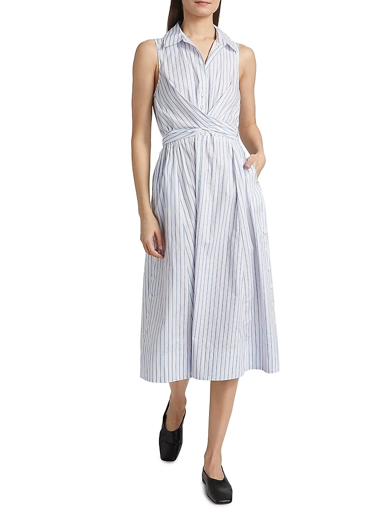 Shanaya Wrap Midi-Dress