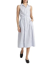 Shanaya Wrap Midi-Dress