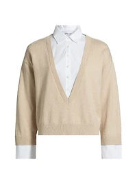 Rida Mixed Media Sweater