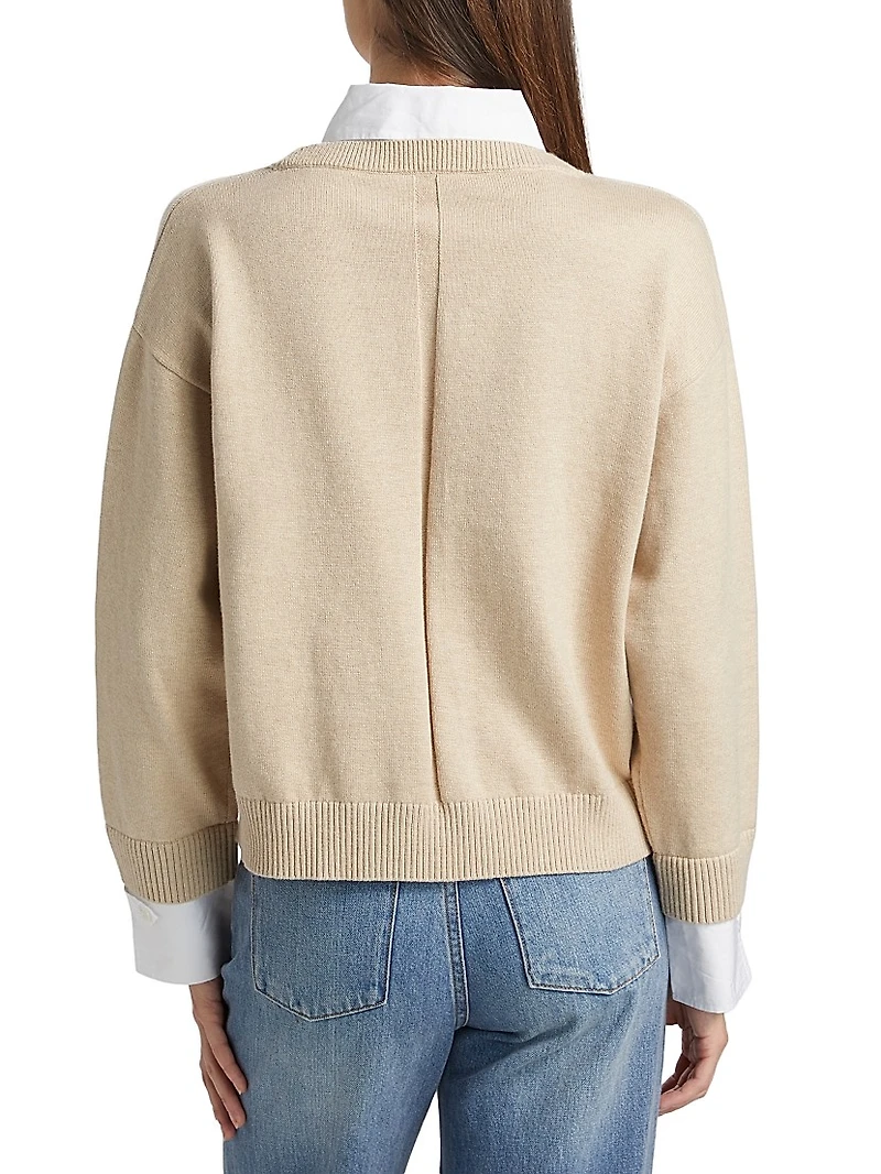 Rida Mixed Media Sweater