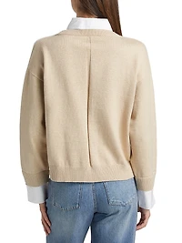 Rida Mixed Media Sweater