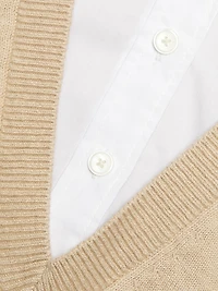 Rida Mixed Media Sweater