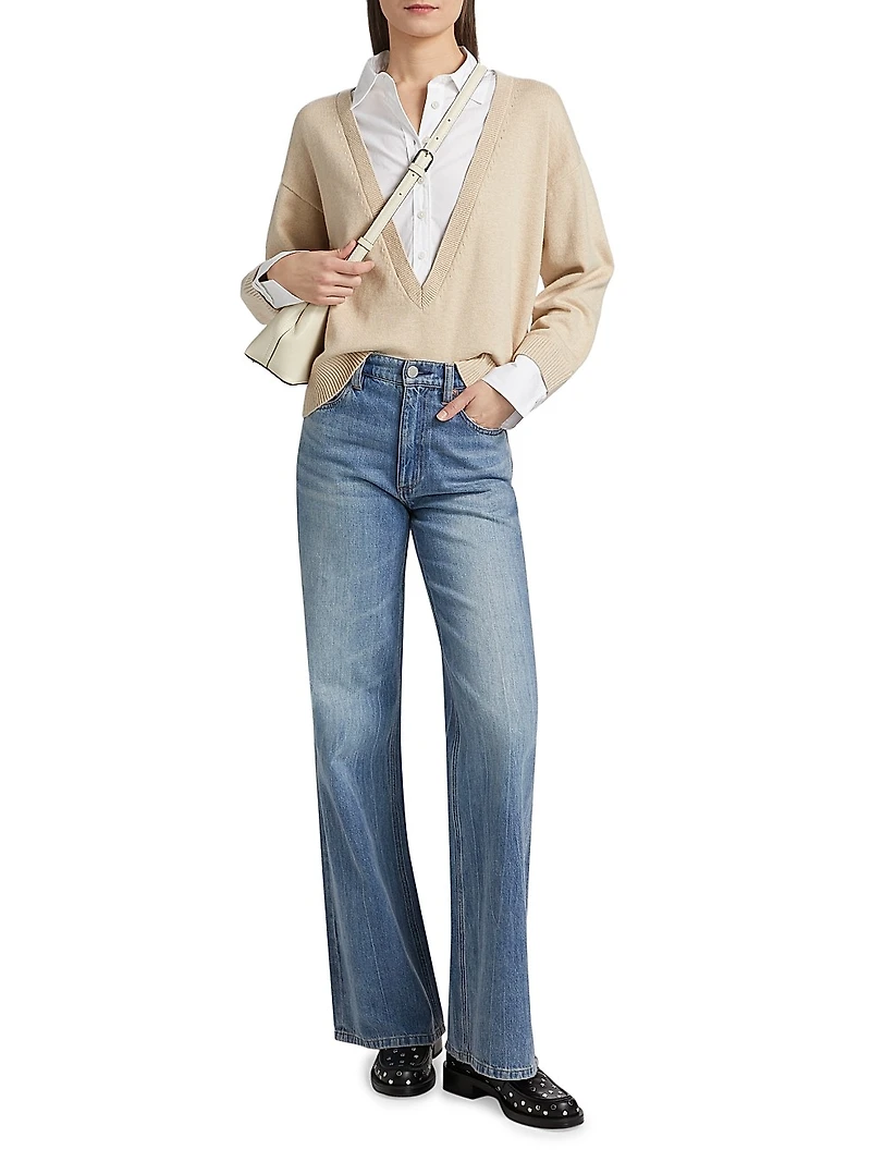 Rida Mixed Media Sweater