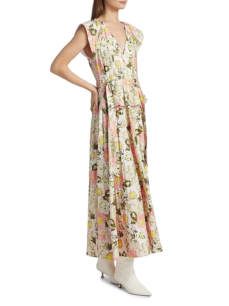 Victoria Belted Maxi Dress