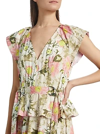 Victoria Belted Maxi Dress