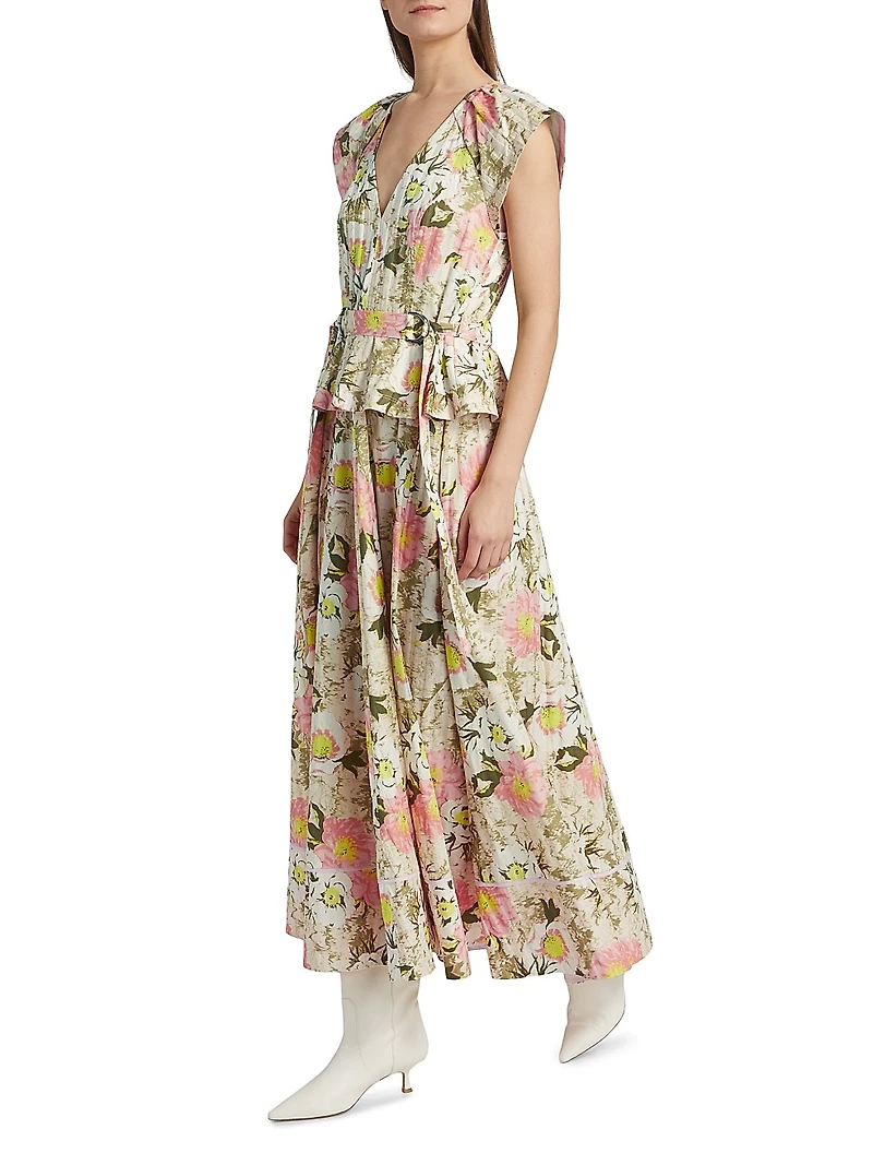 Victoria Belted Maxi Dress