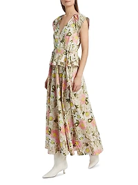 Victoria Belted Maxi Dress