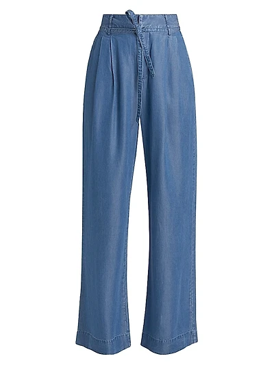 Felicity Pleated Tie Pants