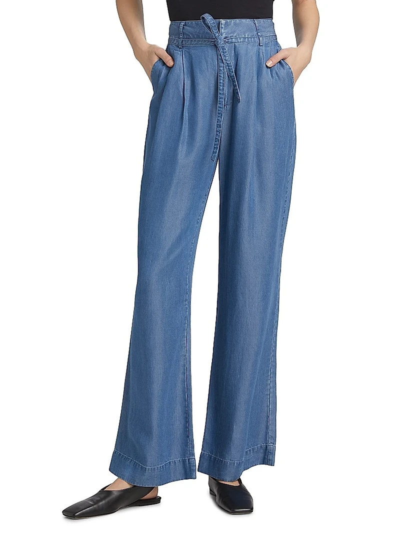Felicity Pleated Tie Pants