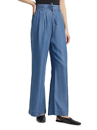 Felicity Pleated Tie Pants