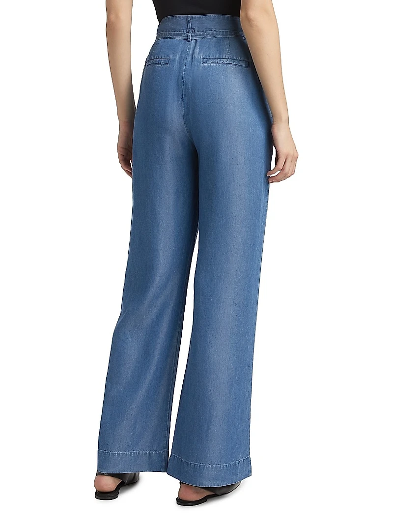 Felicity Pleated Tie Pants