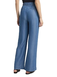 Felicity Pleated Tie Pants