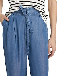 Felicity Pleated Tie Pants