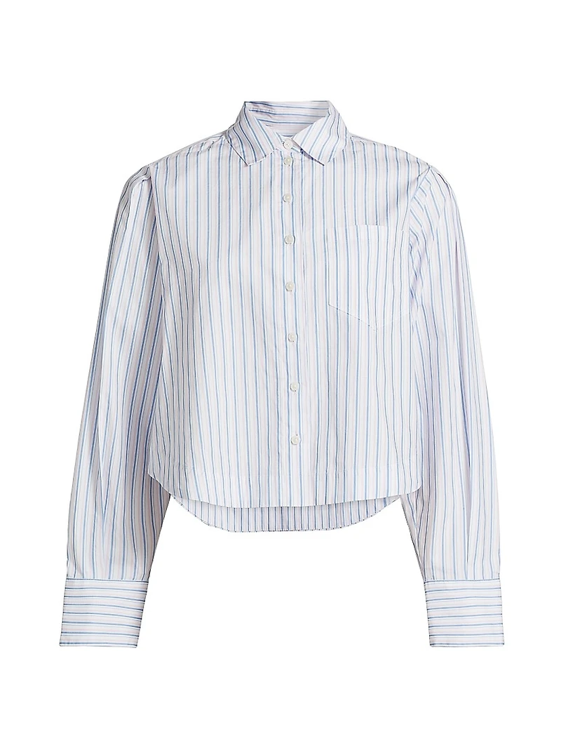 Estrella Striped Cotton Shirt