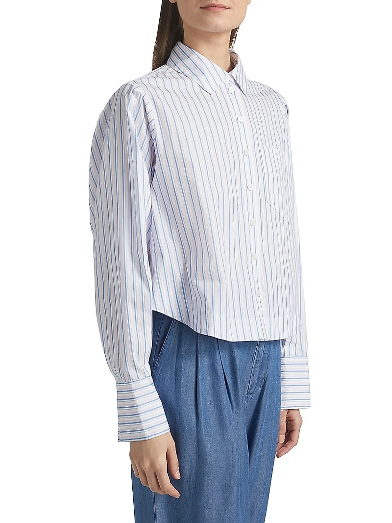 Estrella Striped Cotton Shirt