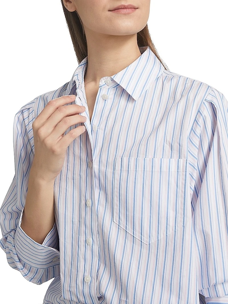 Estrella Striped Cotton Shirt