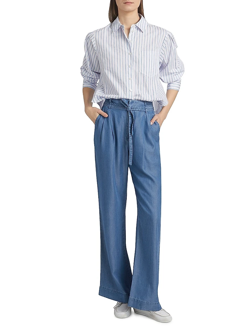 Estrella Striped Cotton Shirt