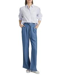 Estrella Striped Cotton Shirt