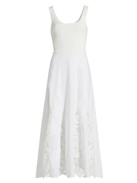 Maeleyse Mixed Media Lace Dress