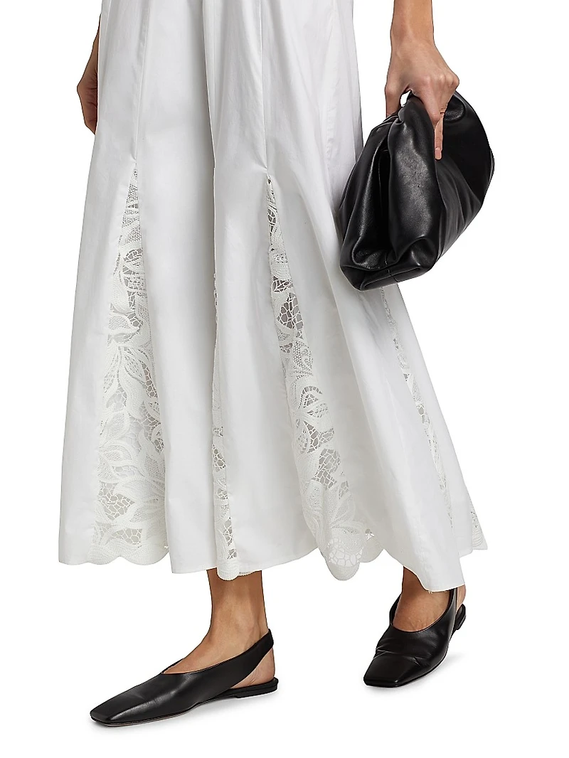 Maeleyse Mixed Media Lace Dress