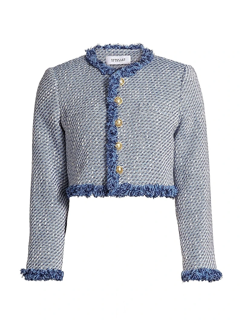 Asuka Cropped Fringe Jacket