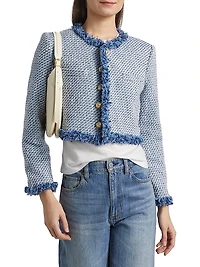 Asuka Cropped Fringe Jacket