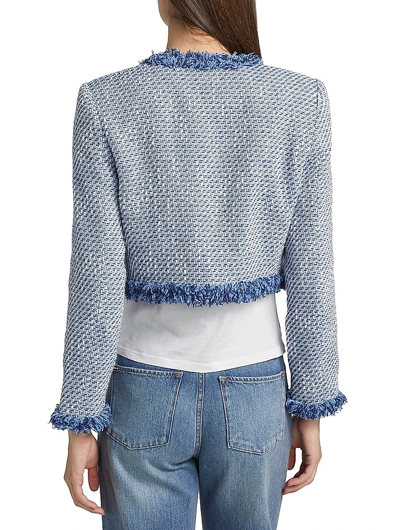 Asuka Cropped Fringe Jacket