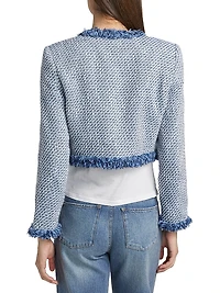 Asuka Cropped Fringe Jacket