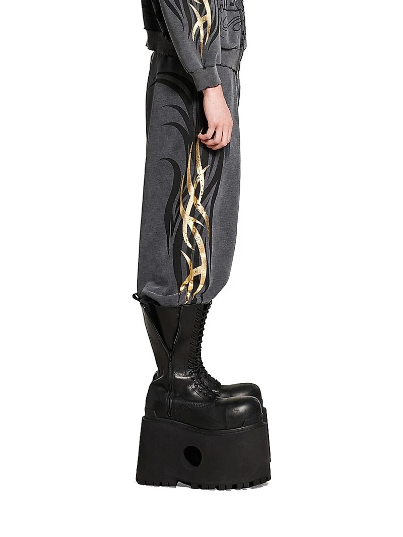 Tacky Gold Baggy Sweatpants