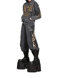 Tacky Gold Baggy Sweatpants