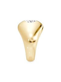 Petra 14K Yellow Gold & TCW Lab-Grown Diamond Ring