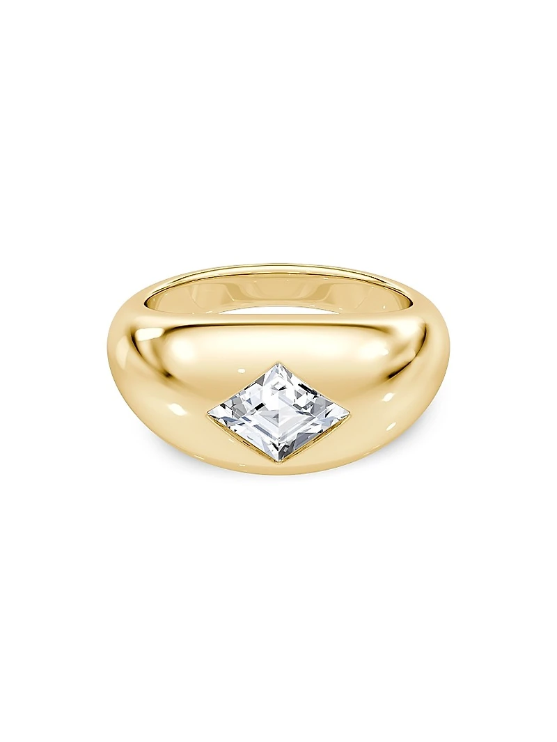 Petra 14K Yellow Gold & TCW Lab-Grown Diamond Ring