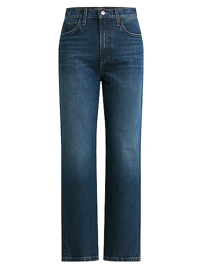 The Valentina High-Rise Straight-Leg Jeans