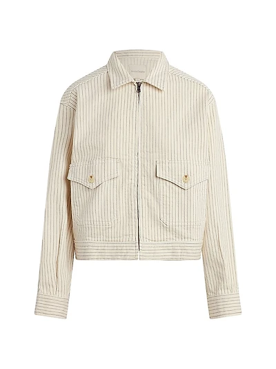 The Robert Striped Cotton Jacket