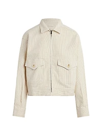 The Robert Striped Cotton Jacket