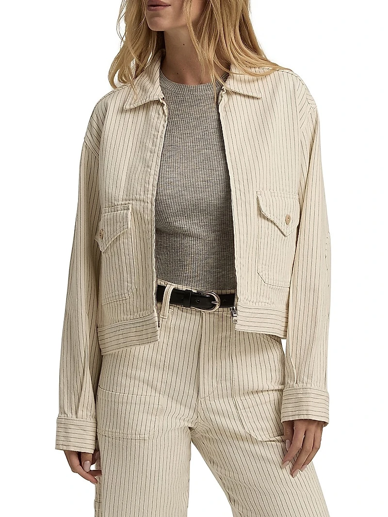 The Robert Striped Cotton Jacket