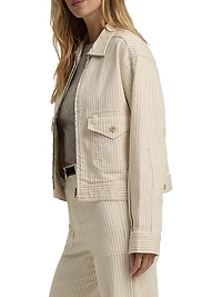 The Robert Striped Cotton Jacket