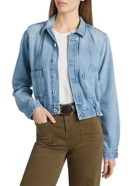 Juliet Cropped Denim Jacket