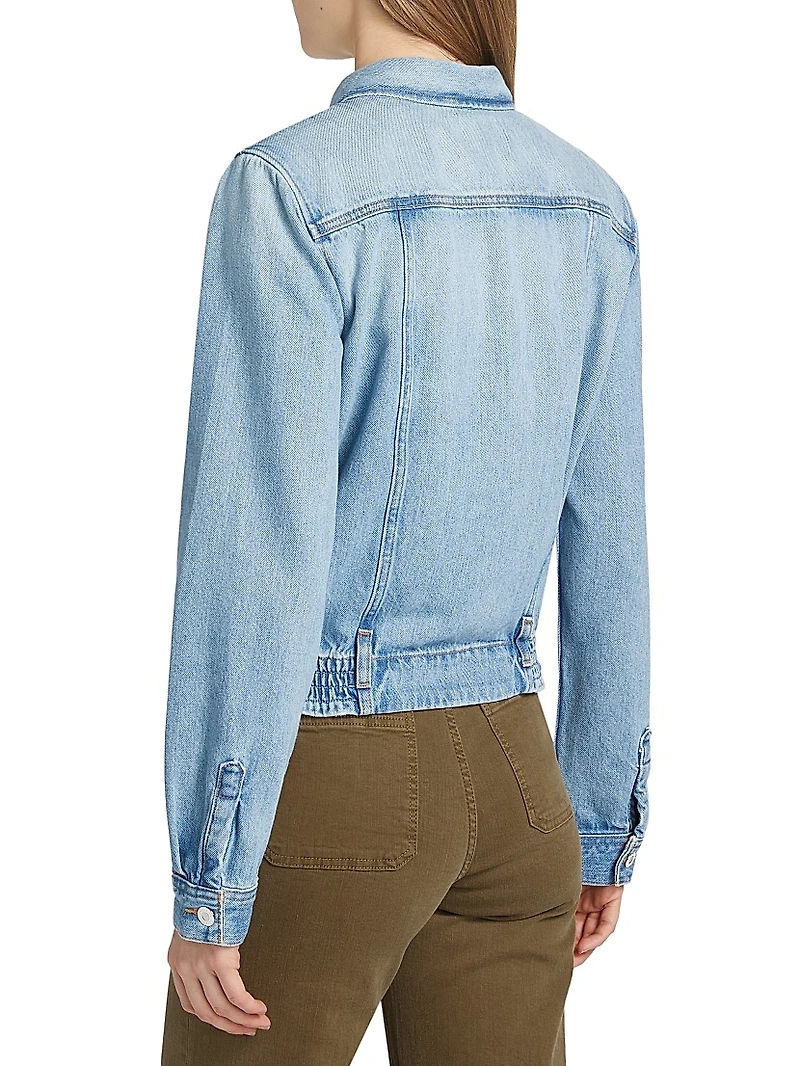 Juliet Cropped Denim Jacket