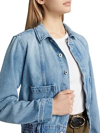 Juliet Cropped Denim Jacket
